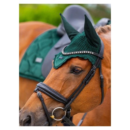 Orejeras Equestrian Stockholm Velvet Sycamore Green