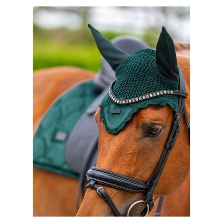 Orejeras Equestrian Stockholm Velvet Sycamore Green