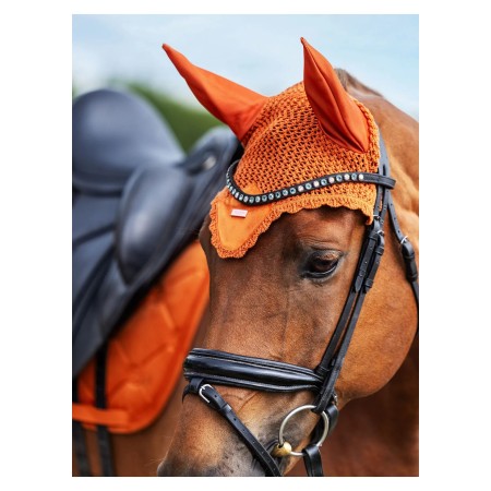 Orejeras Equestrian Stockholm Velvet Chestnut