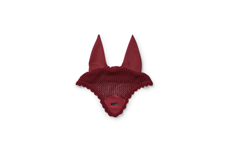 Orejeras Equestrian Stockholm Velvet Merlot
