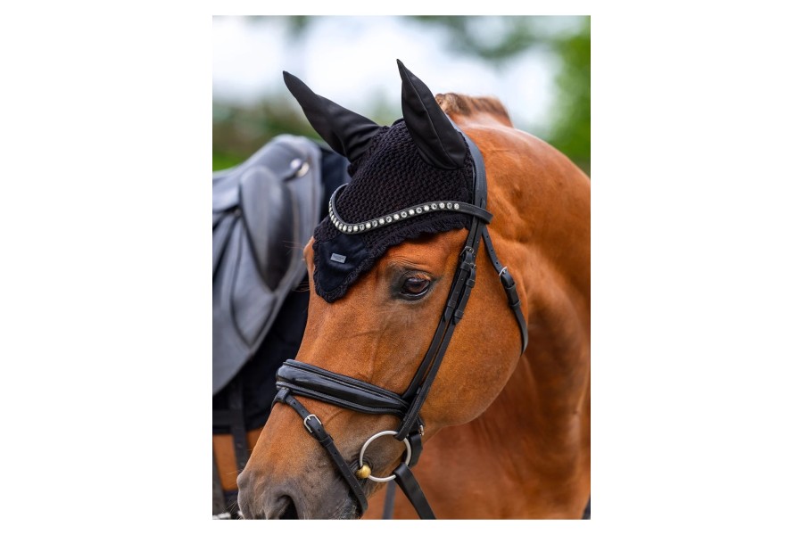 Orejeras Equestrian Stockholm Velvet Negra