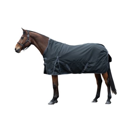 Manta Cavall Exterior Coll Alt HKM Glasgow 100G Negra 2