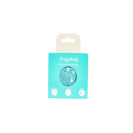 Pelota Interactiva Gos Freedog Rolly 8 Cm Turquesa 2