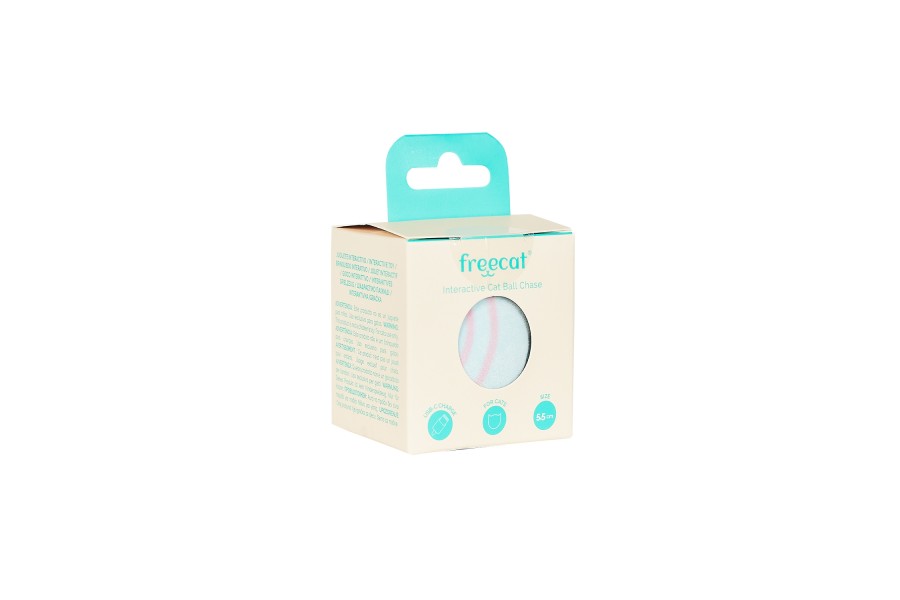 Pelota Interactiva Gato Freedog Chase 5,5 Cm...