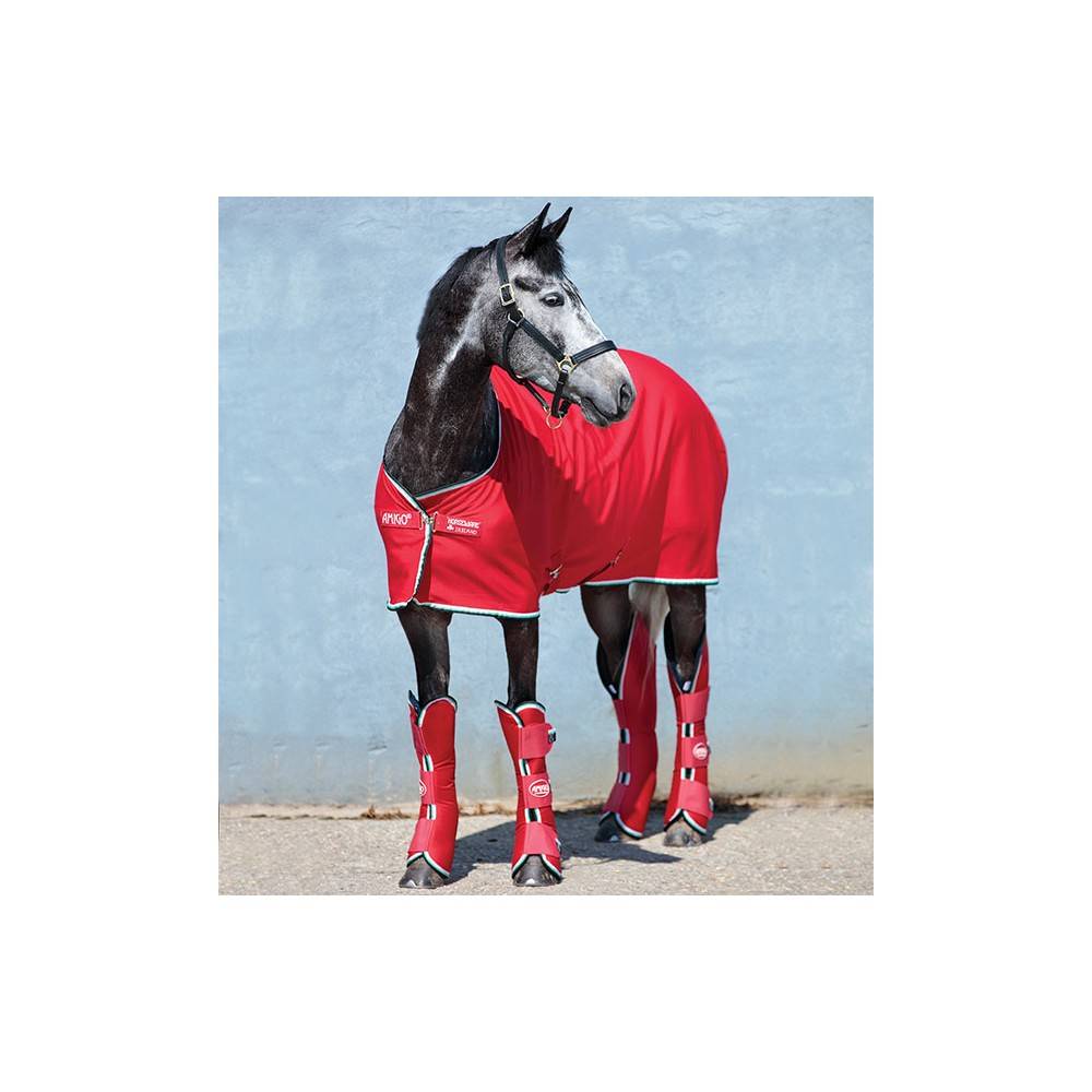 Manta Caballo Polar Amigo Cooler Roja | Equestrian. Calvet Animals i