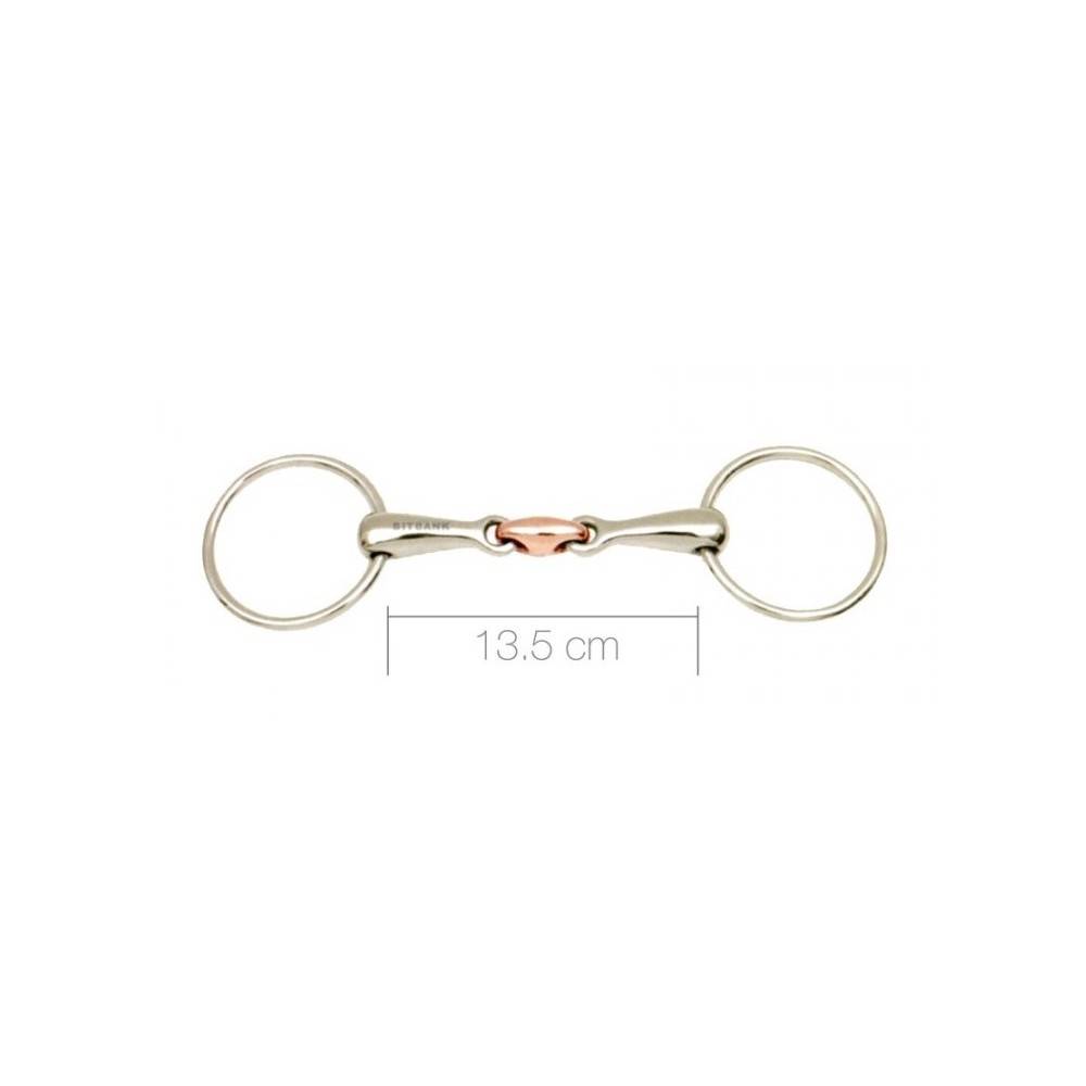 Filet Anella Inox 3 Peçes Coure |Cavall i Genet a Equestrian, Calvet