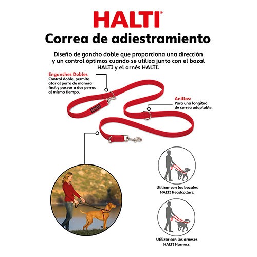 Correa Halti Roja para perros | Calvet Animales y Plantas 2
