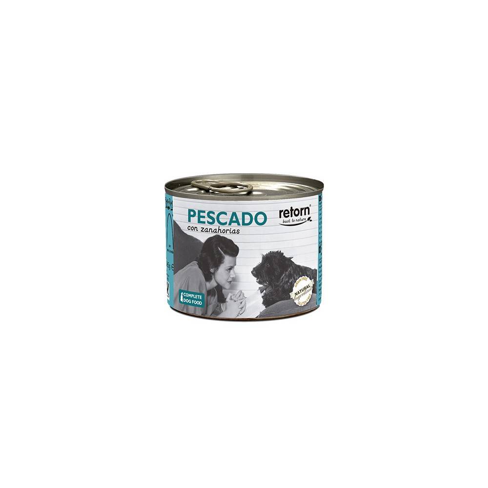 Retorn Llauna Gos Peix I Pastanaga 185 Gr per gossos | Calvet Animals i Plantes
