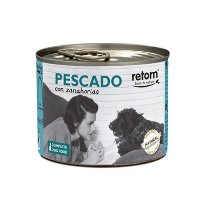 Retorn Lata Perro Pescado Y Zanahoria 185 Gr para perros | Calvet Animales y Plantas