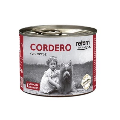 Retorn Lata Perro Cordero Y Arroz 185 Gr para perros | Calvet Animales y Plantas