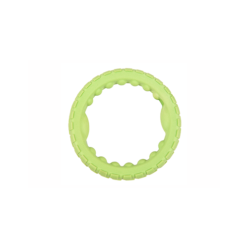 Juguete Perro Rueda Flotante 18 Cm Verde Lima para perros | Calvet Animales y