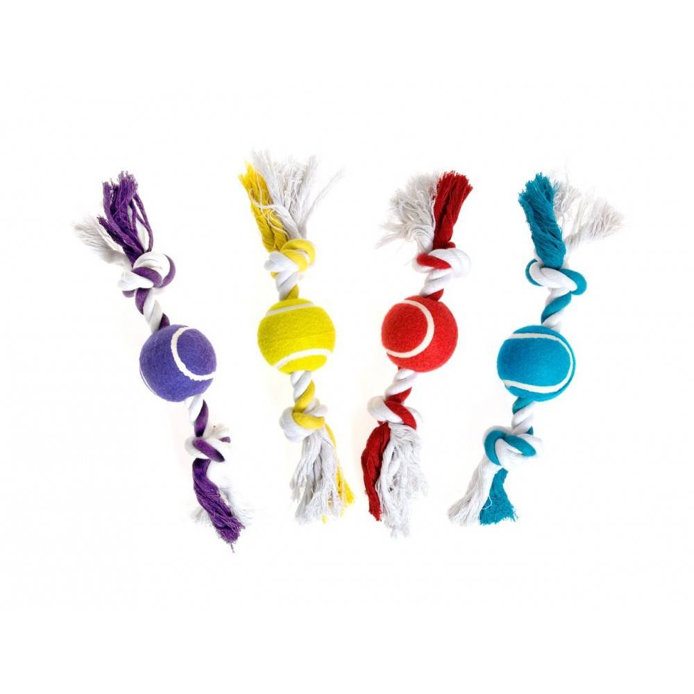 Pilota Tennis Corda Cotó per gossos | Calvet Animals i Plantes