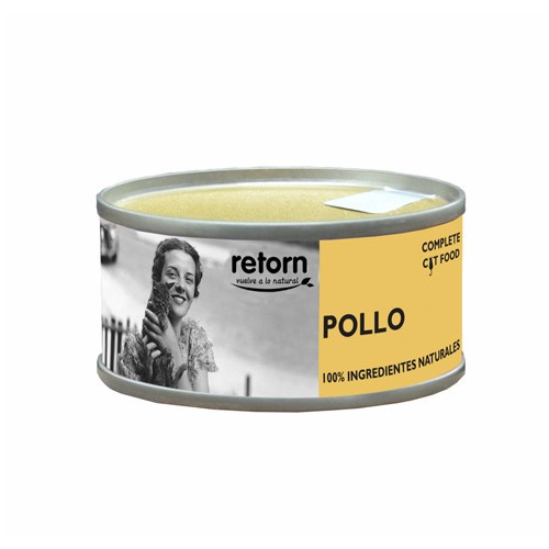 Retorn Lata Gato Pollo 80 Gr para gatos | Calvet Animales y Plantas