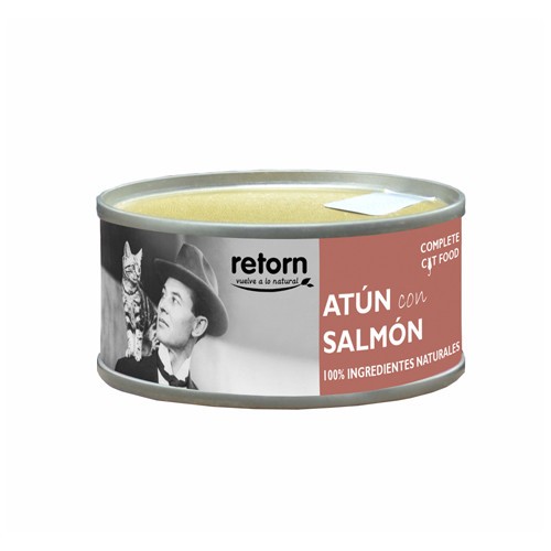 Retorn Llauna Gat Tonyina I Salmó 80 Gr per gats | Calvet Animals i Plantes