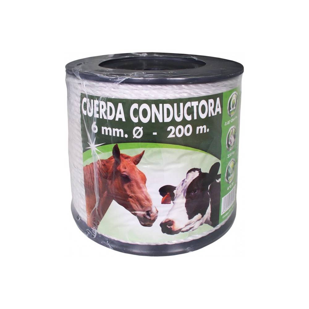 Fil Conductor 200 M Blanc |Cavall i Genet a Equestrian, Calvet Animal i