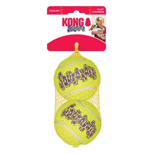 Joguina Gos KONG Air Squeaker Tennis L 2 Unitats per gossos | Calvet Animals i