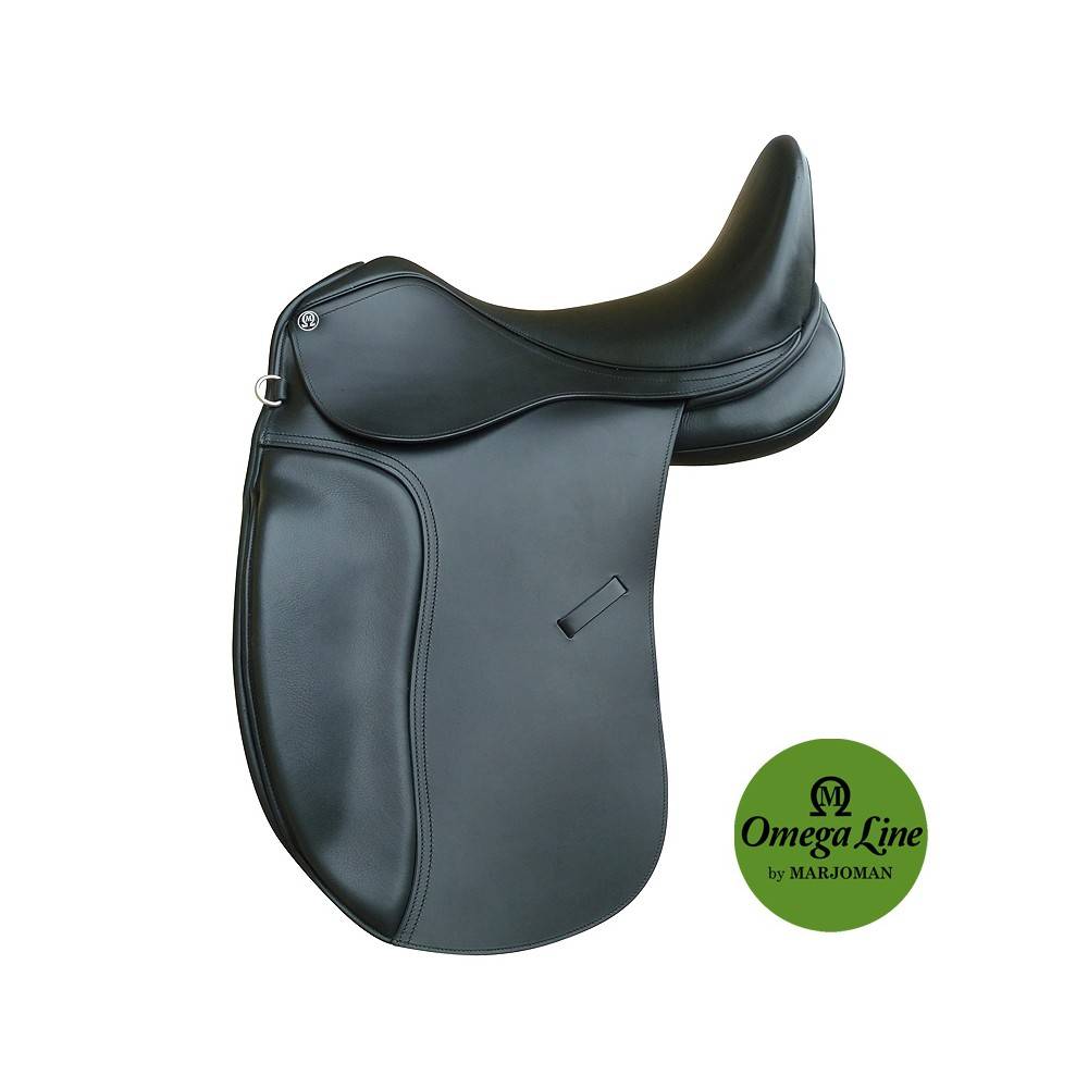 Silla Inglesa Doma Omega Negra Con Kit Puentes | Equestrian. Calvet