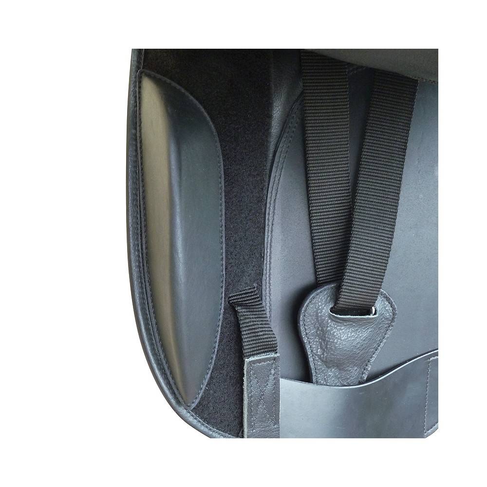 Silla Inglesa Doma Omega Negra Con Kit Puentes | Equestrian. Calvet