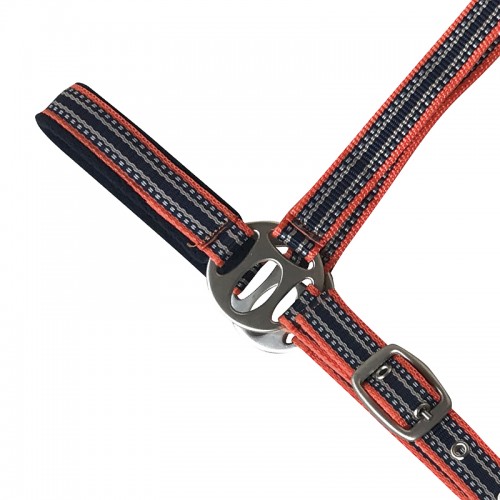 Morralla Quadra Nylon Amb Ramal Taronja Neó |Cavall i Genet a Equestrian 2