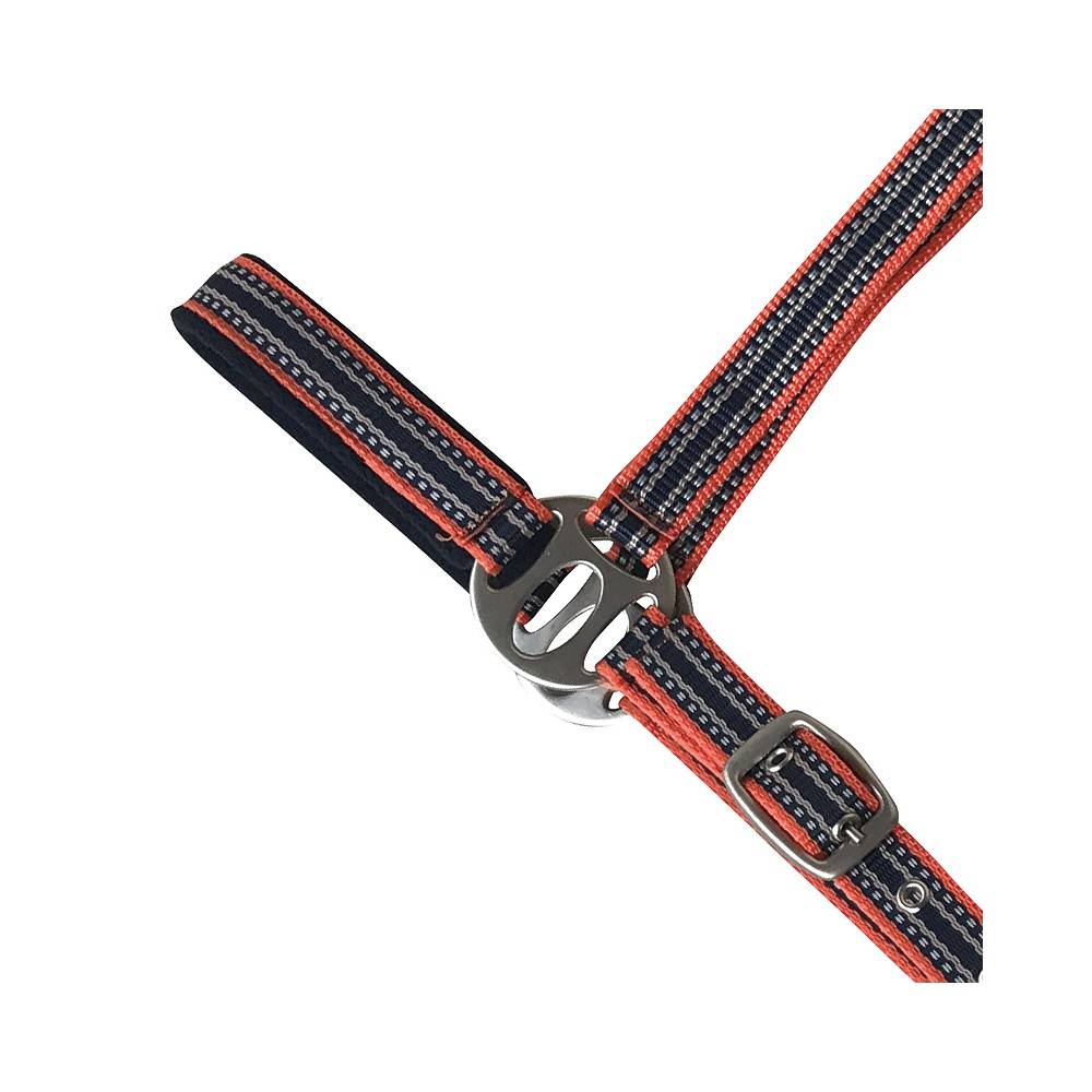 Morralla Quadra Nylon Amb Ramal Taronja Neó |Cavall i Genet a Equestrian