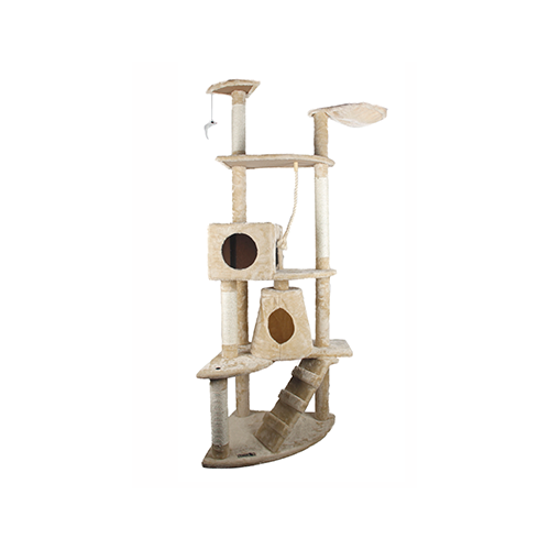 Rascador Oasis Keops Beige para gatos | Calvet Animales y Plantas