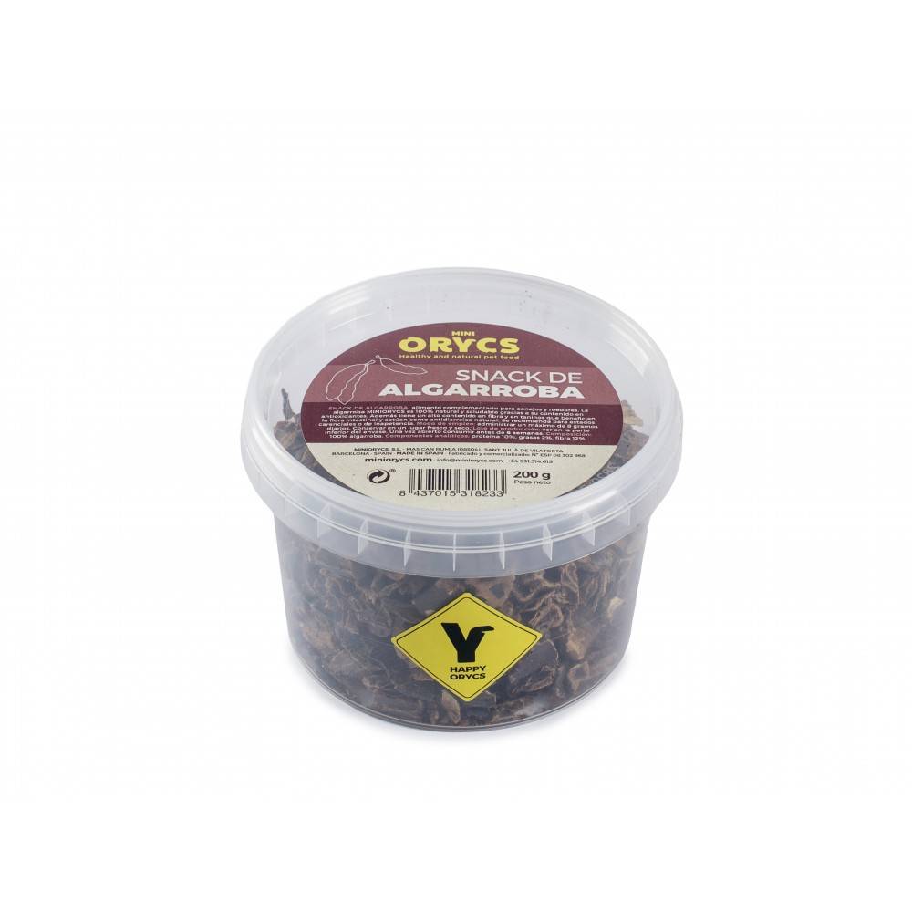 Miniorycs Snack Garrofa 200 Gr. | Tot per la teva mascota | Calvet Animal