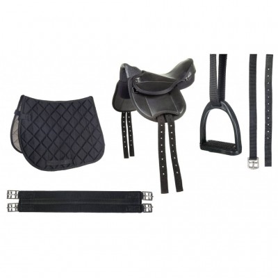 Montura Anglesa HKM Beginner Negra |Cavall i Genet a Equestrian, Calvet