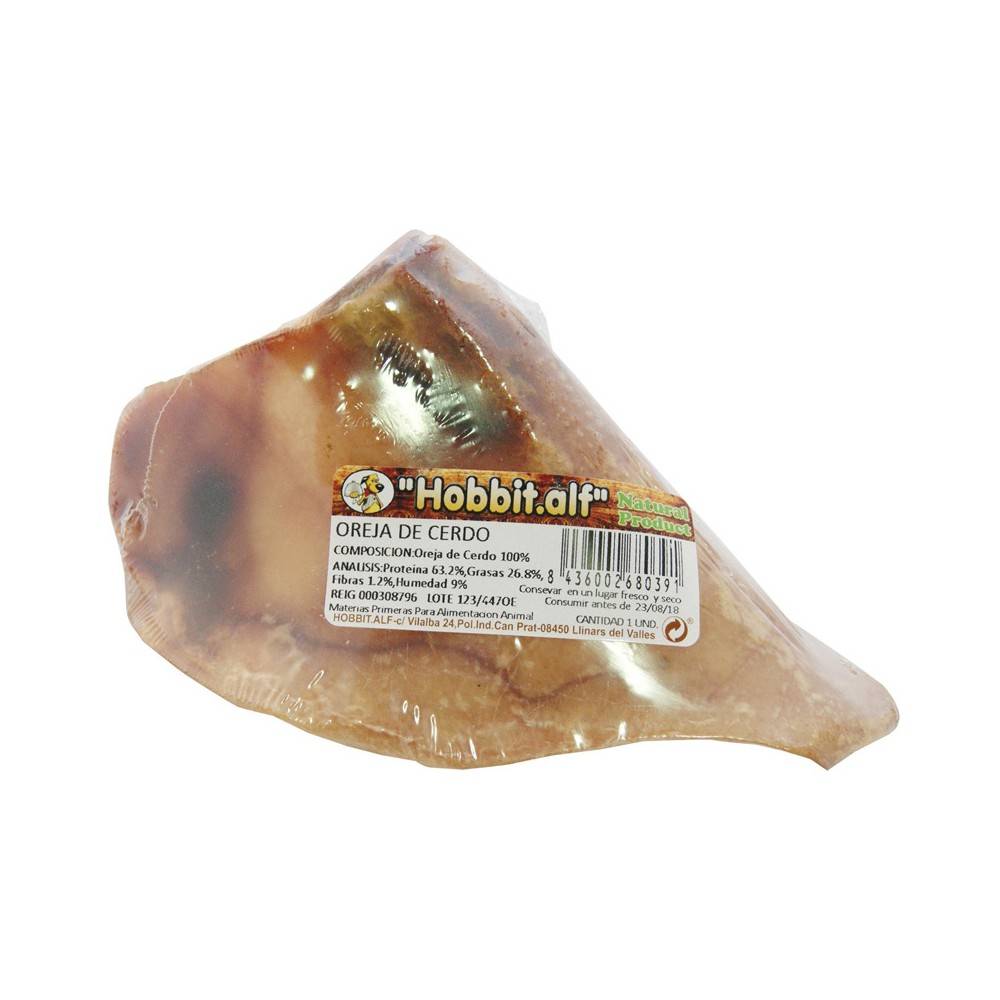 Oreja Cerdo Hobbit Alf para perros | Calvet Animales y Plantas