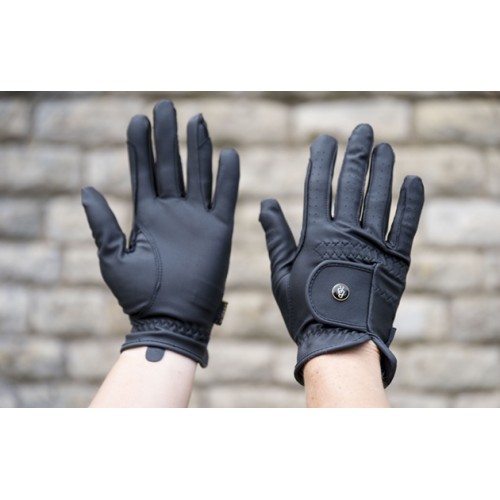 Guant Pell BR Negre |Cavall i Genet a Equestrian, Calvet Animal i Plantes 2
