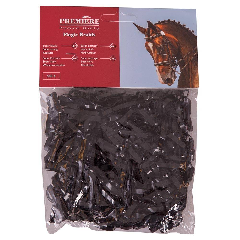 Goma Crines Premiere Magic Negra 500 Unidades | Equestrian. Calvet Animals