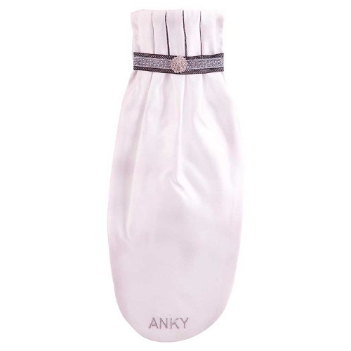 Plastrón ANKY Plated Crown Blanco | Equestrian. Calvet Animals i Plantes.