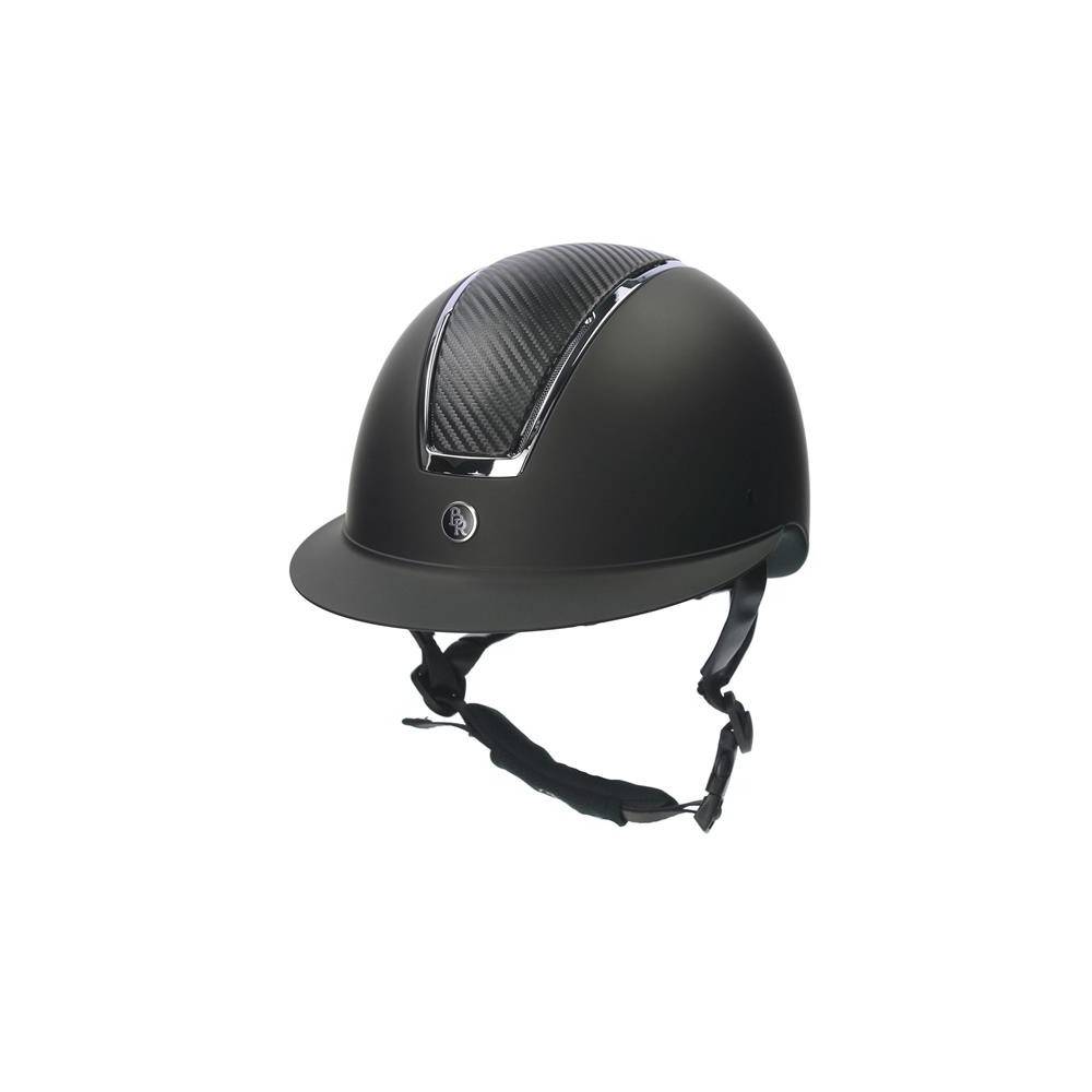 Casco BR Omega Negro/Cromado | Equestrian. Calvet Animals i Plantes.