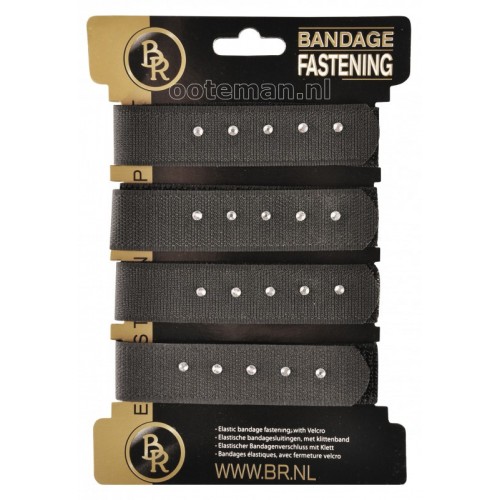 Fijador Elástico Venda BR -Glamour- Negro | Equestrian. Calvet Animals i