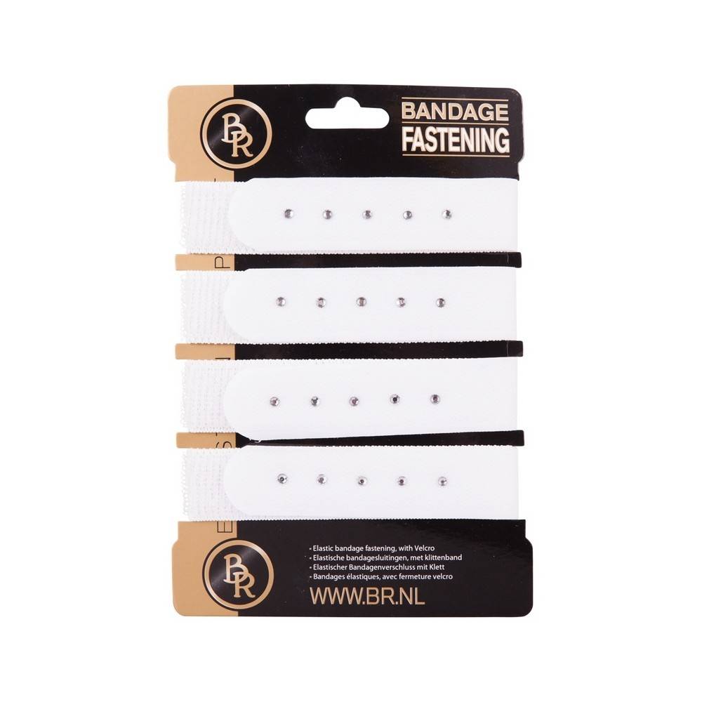 Fijador Elástico Benda BR -Glamour- Blanco | Equestrian. Calvet Animals i