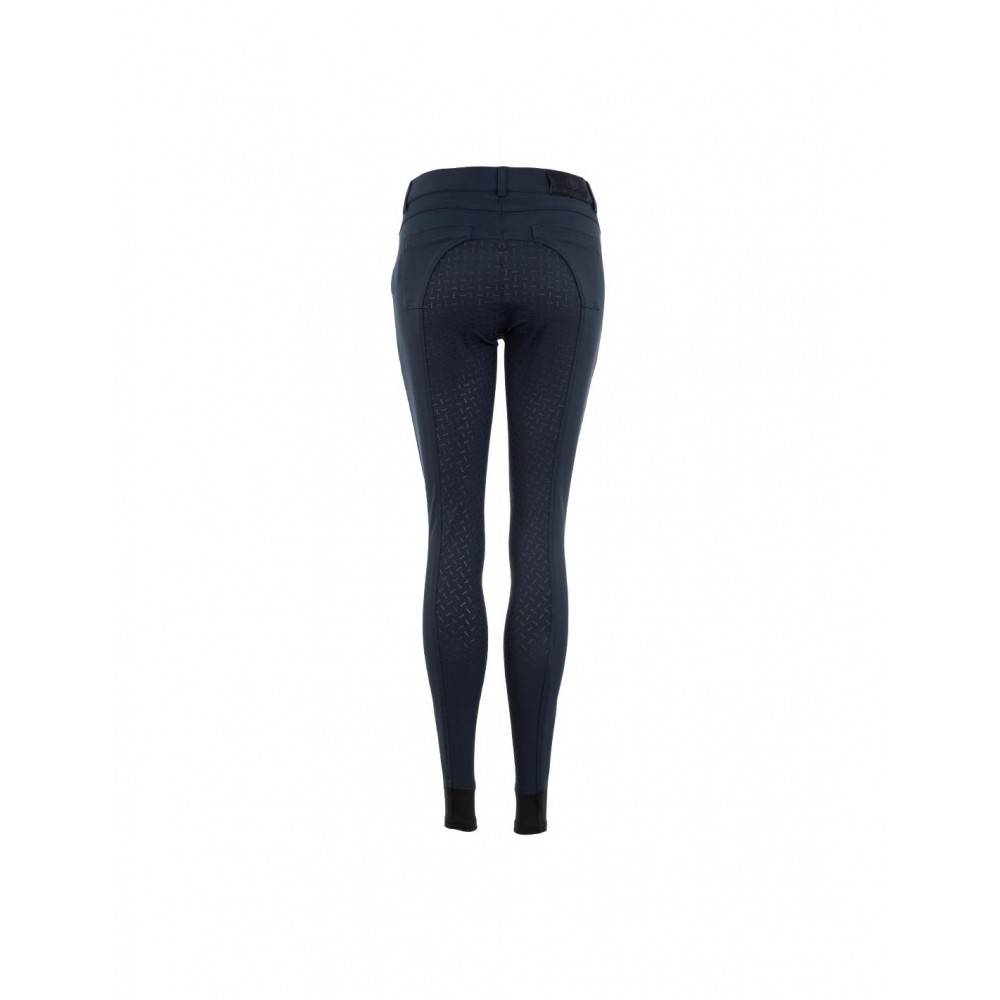 Pantalón Mujer BR -Malon- Culera Silicona Azul Marino | Equestrian. Calvet