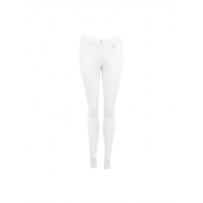 Pantaló Dona BR -Malon- Culera Silicona Blanc |Cavall i Genet a