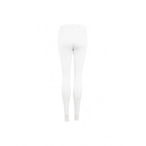 Pantalón Mujer BR -Malon- Culera Silicona Blanco | Equestrian. Calvet 2