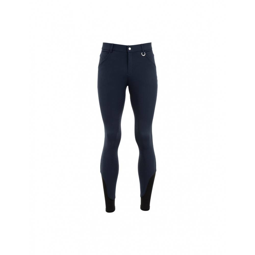 Pantalón Hombre BR -Marcus- Culera Silicona Azul Marino | Equestrian.