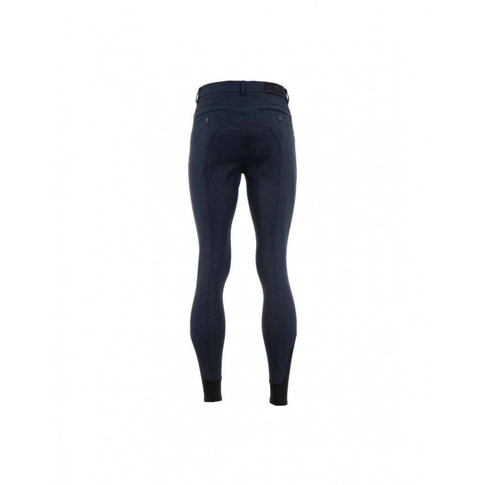 Pantalón Hombre BR -Marcus- Culera Silicona Azul Marino | Equestrian.