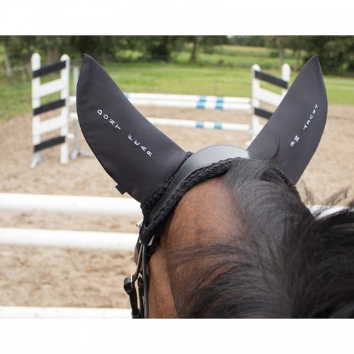 Orejeras QHP "Don't Fear, Trust Me" Azul Marino | Equestrian. Calvet 2