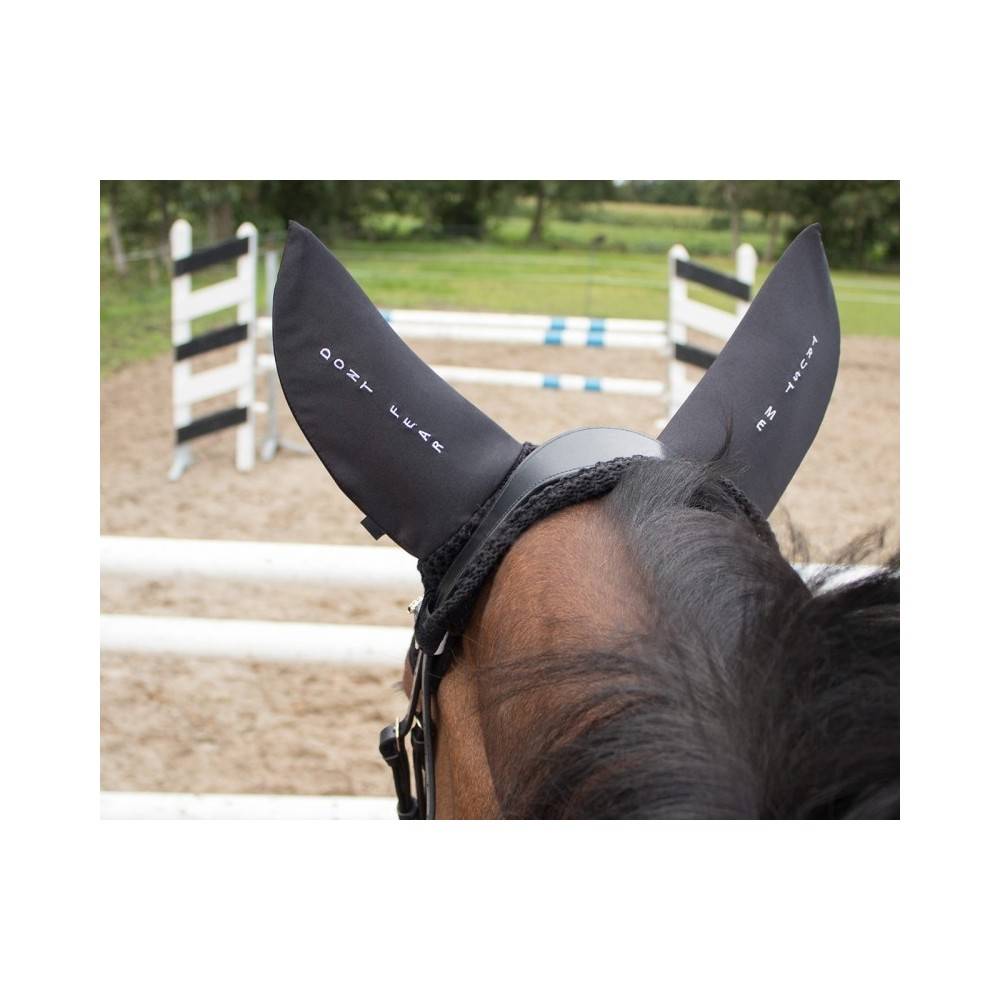 Orejeras QHP "Don't Fear, Trust Me" Azul Marino | Equestrian. Calvet