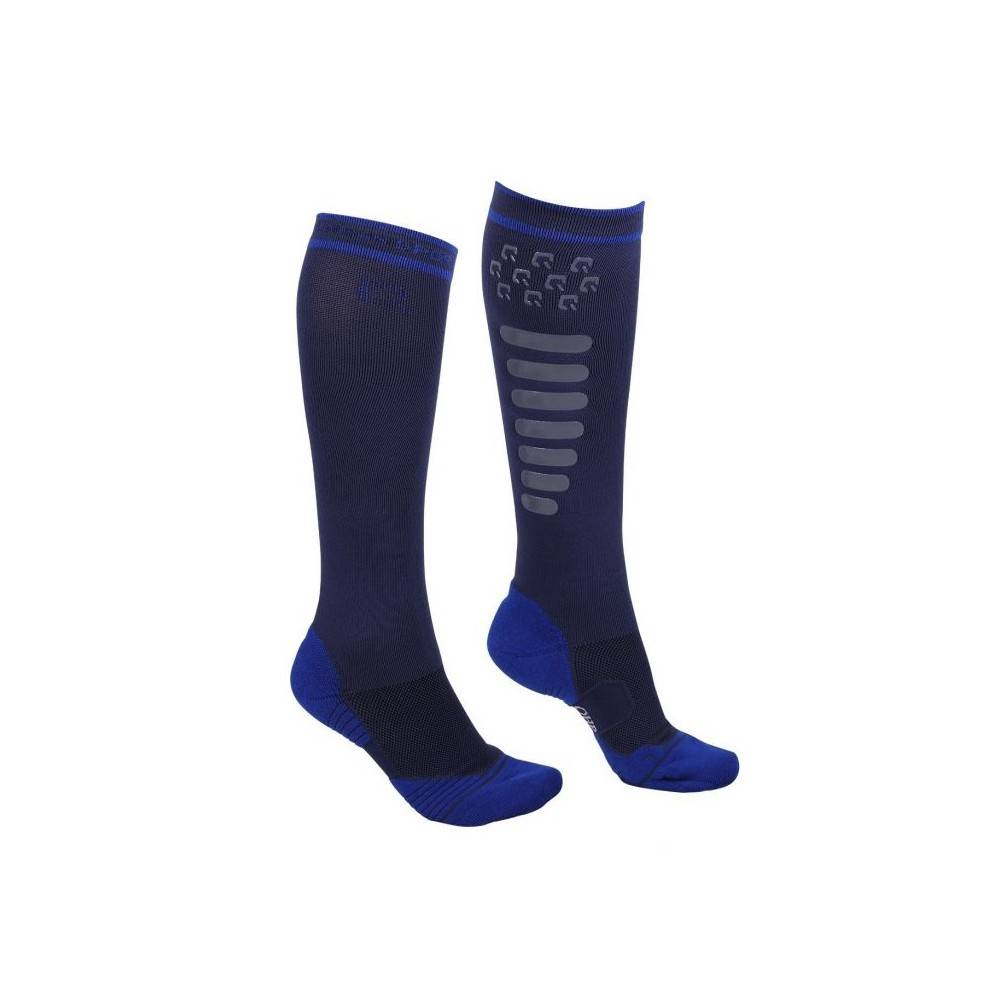 Mitjó QHP Super Grip Blau |Cavall i Genet a Equestrian, Calvet Animal i