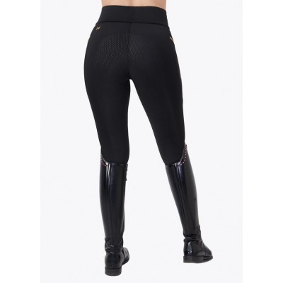 Leggins Maximilian Charm Negro/Oro | Equestrian. Calvet Animals i Plantes.
