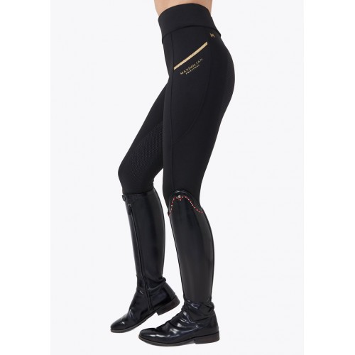 Malles Maximilian Charm Negra/Oro |Cavall i Genet a Equestrian, Calvet