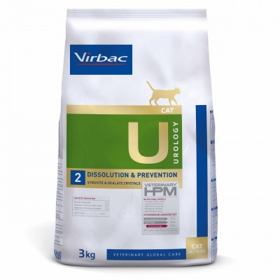 Virbac HPM Cat U2 Urology-Disolution Prevention para gatos | Calvet Animales y