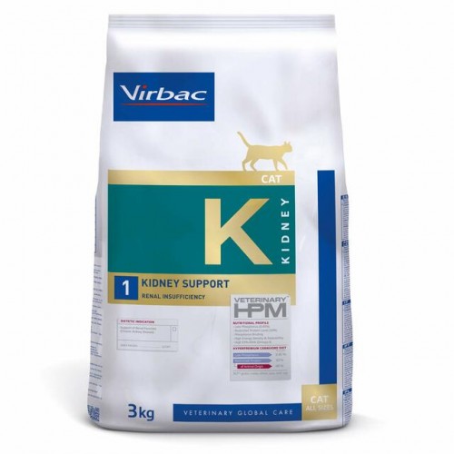 Virbac HPM Cat K1 Kidney Support per gats | Calvet Animals i Plantes