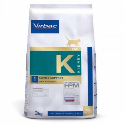 Virbac HPM Cat K1 Kidney Support per gats | Calvet Animals i Plantes
