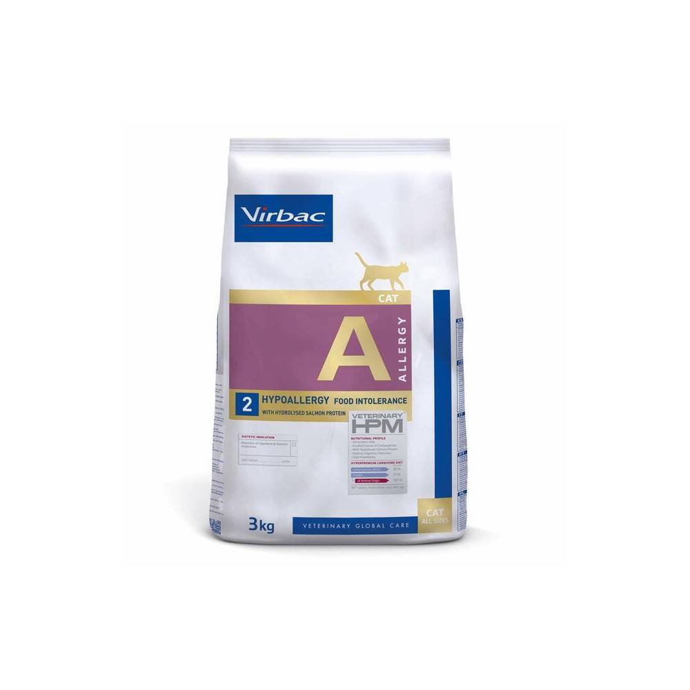 Virbac HPM Cat A2 Allergy-Hipoallergenic 3Kg per gats | Calvet Animals i Plantes