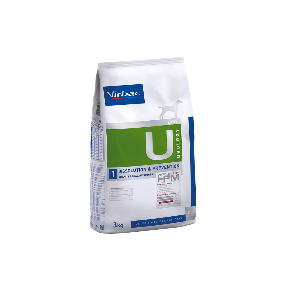 Virbac HPM Dog U1 Urology-Dissolution Prevention para perros | Calvet Animales y