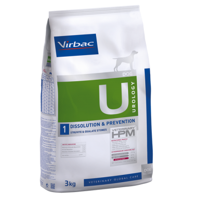 Virbac HPM Dog U1 Urology-Dissolution Prevention para perros | Calvet Animales y